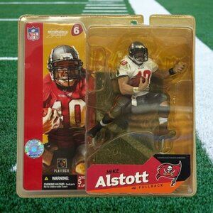2003 McFarlane Series 6 Mike Alstott Tampa Bay Buccaneers Chase White Jersey New